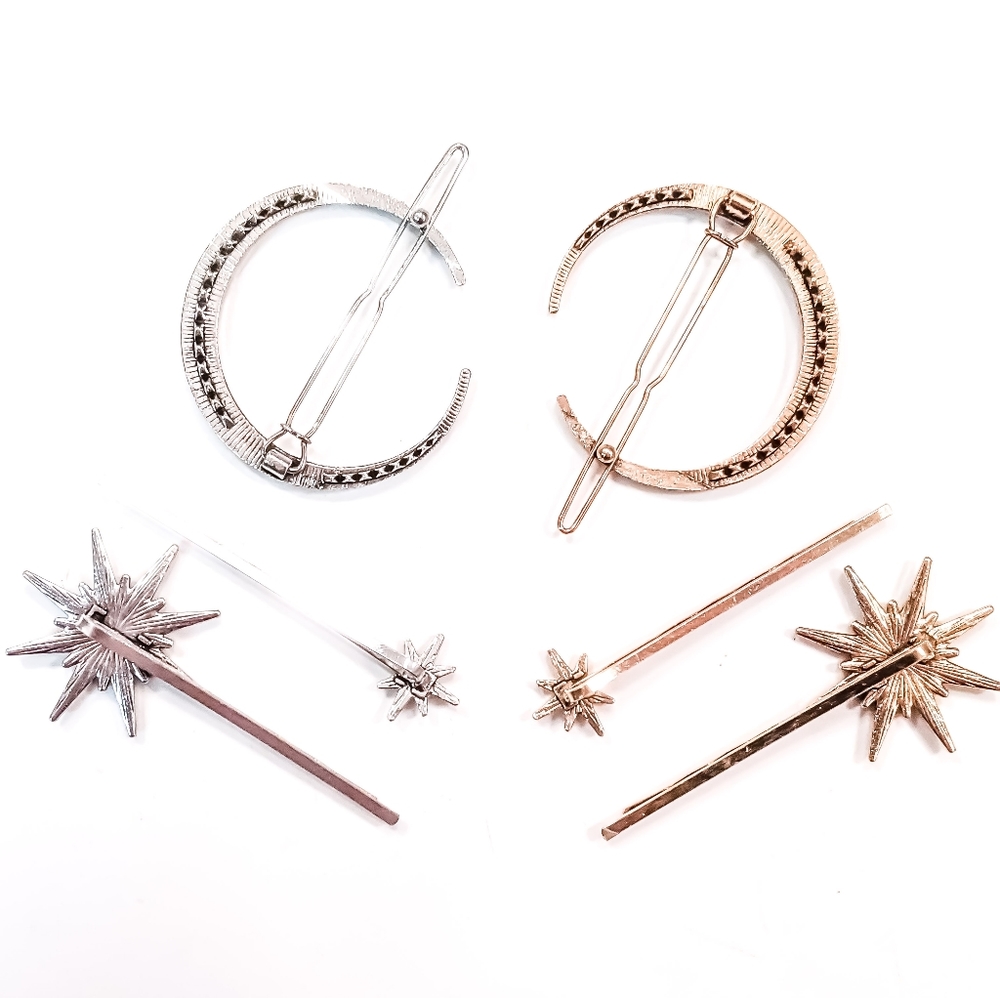 6 Celestial Goddess Collection Hair Pins | Hair Jewelry - Picture 4 of 7
